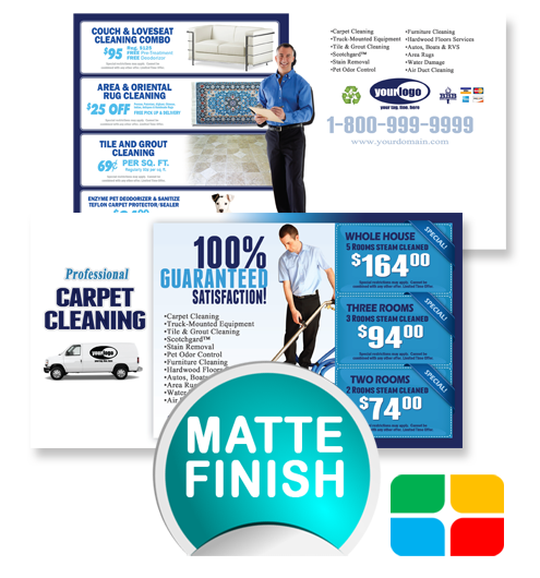 Carpet Cleaning Postcards ca01001 4 x 6 Matte