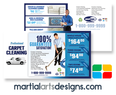 Carpet Cleaning Postcards #CA01001 6 x 11 UV Gloss