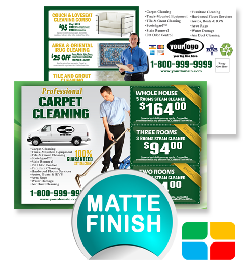 Carpet Cleaning Postcards ca01002 4 x 6 Matte