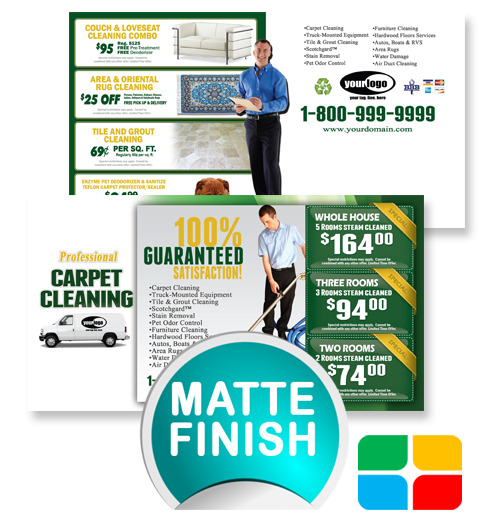 Carpet Cleaning Postcards ca01002 4 x 6 Matte