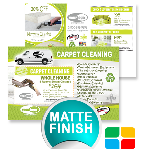 Carpet Cleaning Postcards ca01005 4 x 6 Matte