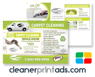 Carpet Cleaning Postcards #CA01005 4 x 6 Matte