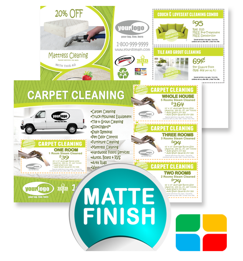 Carpet Cleaning Postcards ca01005 4 x 6 Matte