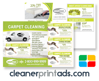 Carpet Cleaning Postcards #CA01005 8.5 x 5.5 Matte