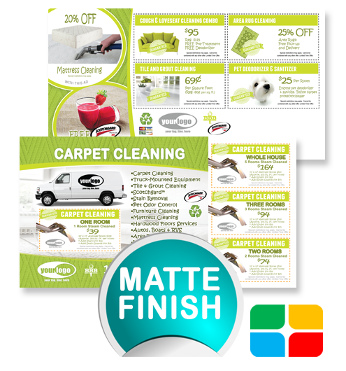 Carpet Cleaning Postcards ca01005 4 x 6 Matte