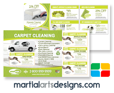 Carpet Cleaning Postcards #CA01005 6 x 11 Matte