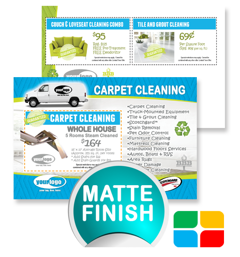 Carpet Cleaning Postcards ca01006 4 x 6 Matte