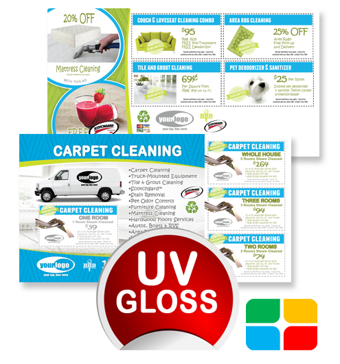 Carpet Cleaning Postcards ca01006 4 x 6 UV Gloss