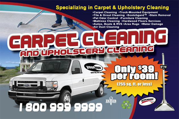 Carpet Cleaning Postcard (4 x 6) #CA01010 Matte Front