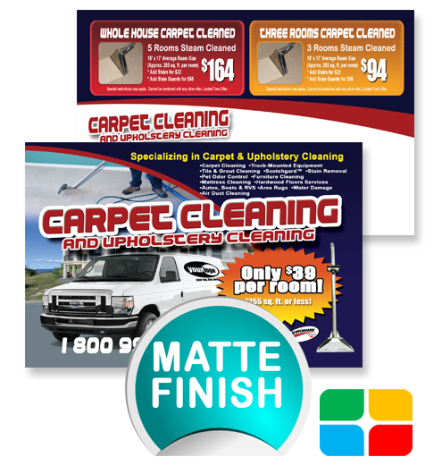 Carpet Cleaning Postcards ca01010 4 x 6 Matte