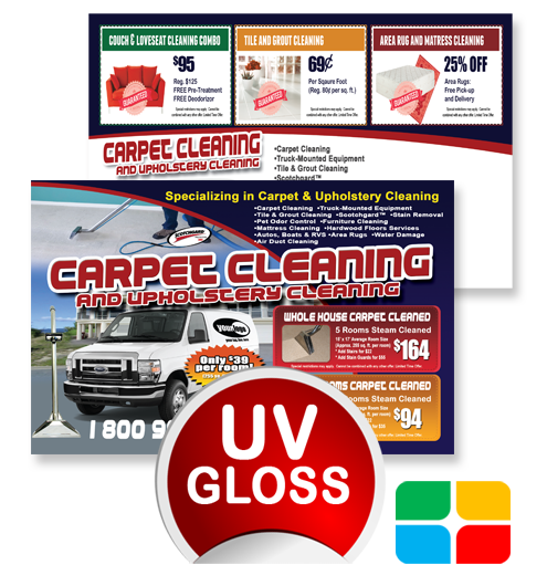 Carpet Cleaning Postcards ca01010 4 x 6 UV Gloss