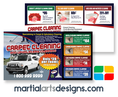 Carpet Cleaning Postcards #CA01010 6 x 11 UV Gloss