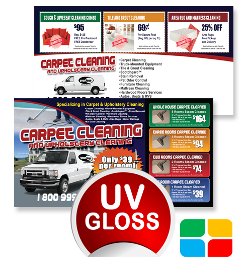 Carpet Cleaning Postcards ca01010 4 x 6 UV Gloss