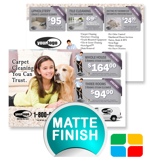 Carpet Cleaning Postcards ca01020 4 x 6 Matte