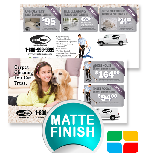 Carpet Cleaning Postcards ca01020 4 x 6 Matte