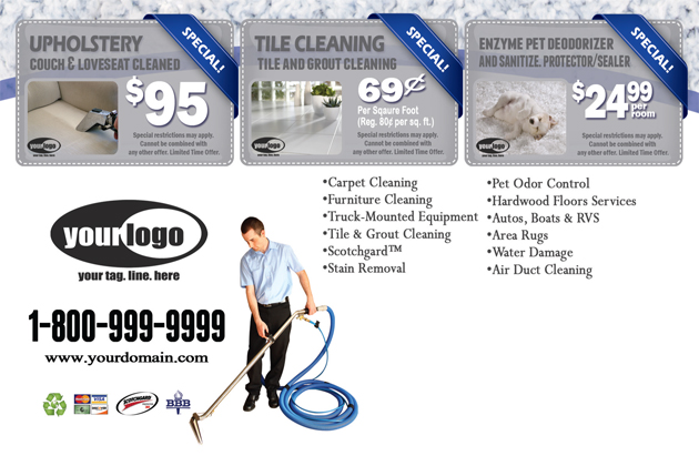 Carpet Cleaning Postcard (4 x 6) #CA01021 Matte Back