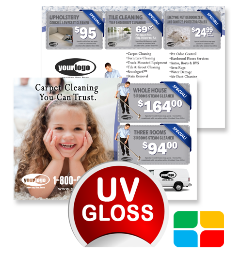 Carpet Cleaning Postcards ca01021 4 x 6 UV Gloss