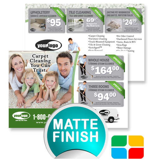 Carpet Cleaning Postcards ca01023 4 x 6 Matte