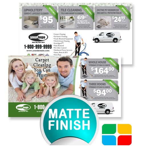 Carpet Cleaning Postcards ca01023 4 x 6 Matte