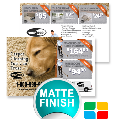 Carpet Cleaning Postcards ca01024 4 x 6 Matte