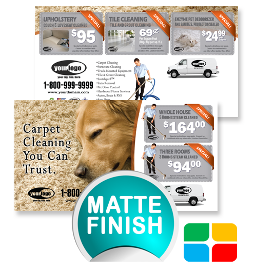 Carpet Cleaning Postcards ca01024 4 x 6 Matte