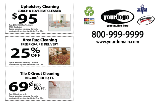 Carpet Cleaning Postcard (4 x 6) #CA01075 Matte Back