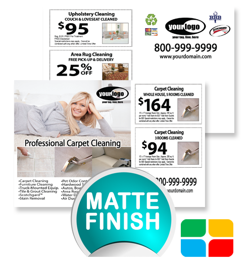 Carpet Cleaning Postcards ca01075 4 x 6 Matte