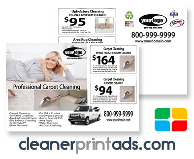 Carpet Cleaning Postcards #CA01075 4 x 6 UV Gloss