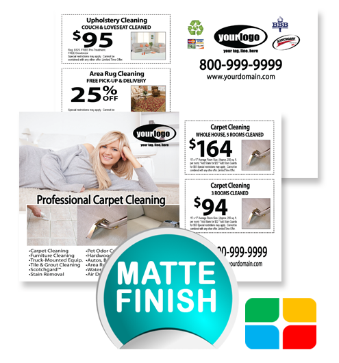 Carpet Cleaning Postcards ca01075 4 x 6 Matte