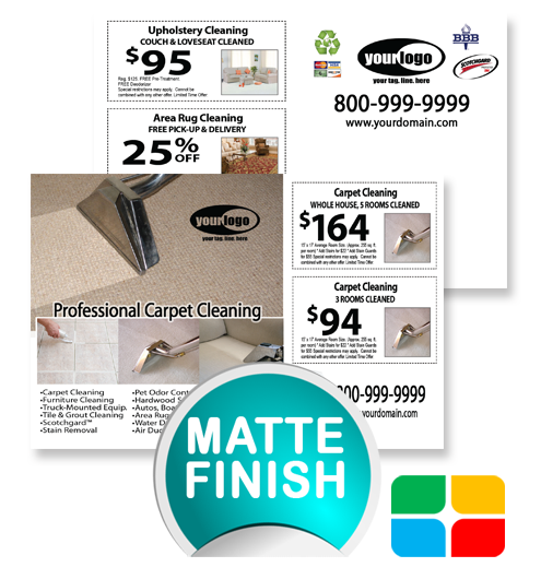 Carpet Cleaning Postcards ca01076 4 x 6 Matte