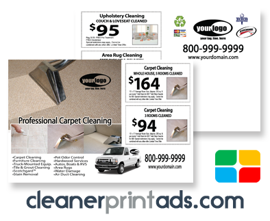 Carpet Cleaning Postcards #CA01076 4 x 6 Matte