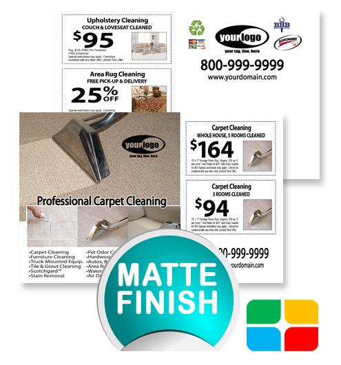 Carpet Cleaning Postcards ca01076 4 x 6 Matte