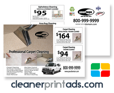 Carpet Cleaning Postcards #CA01076 8.5 x 5.5 Matte