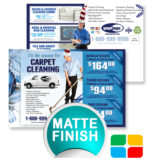 Carpet Cleaning Postcards ca02001 4 x 6 Matte