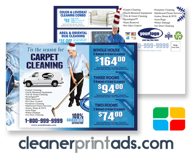 Carpet Cleaning Postcards #CA02001 4 x 6 Matte