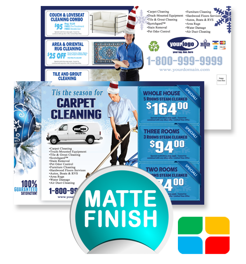 Carpet Cleaning Postcards ca02001 4 x 6 Matte