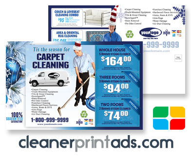 Carpet Cleaning Postcards #CA02001 8.5 x 5.5 UV Gloss