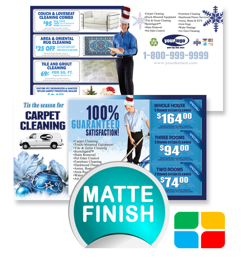 Carpet Cleaning Postcards ca02001 4 x 6 Matte