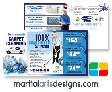 Carpet Cleaning Postcards #CA02001 6 x 11 UV Gloss