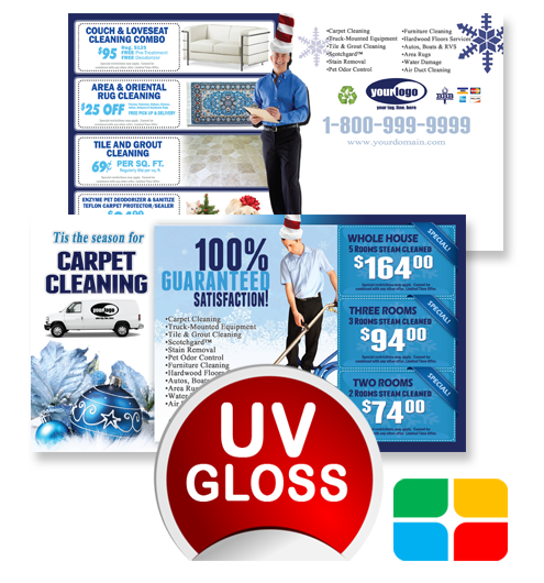 Carpet Cleaning Postcards ca02001 4 x 6 UV Gloss