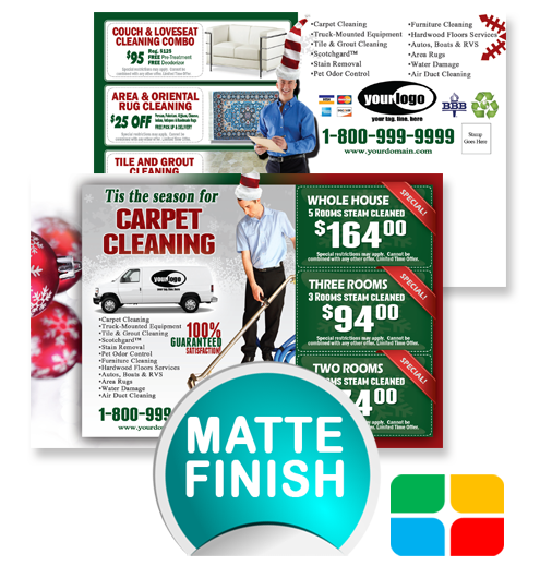 Carpet Cleaning Postcards ca02002 4 x 6 Matte