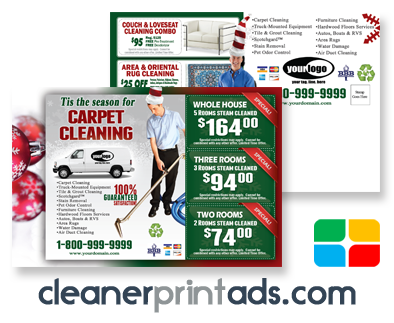 Carpet Cleaning Postcards #CA02002 4 x 6 UV Gloss