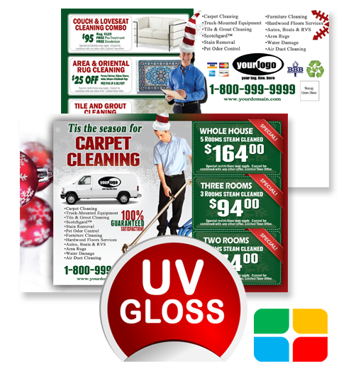 Carpet Cleaning Postcards ca02002 4 x 6 UV Gloss