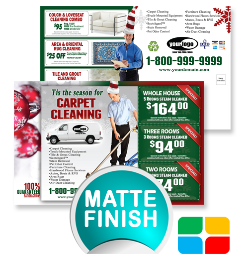 Carpet Cleaning Postcards ca02002 4 x 6 Matte