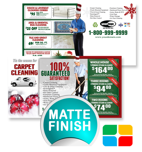 Carpet Cleaning Postcards ca02002 4 x 6 Matte