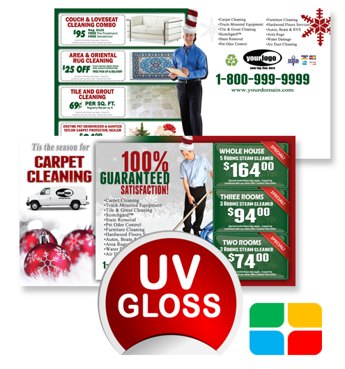 Carpet Cleaning Postcards ca02002 4 x 6 UV Gloss