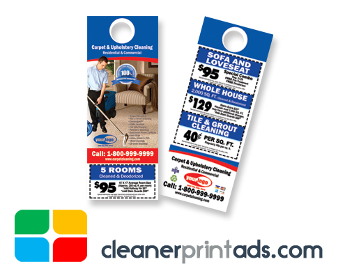 Carpet Cleaning Door Hanger Template ca00006