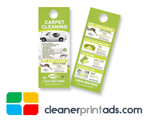 Carpet Cleaning Door Hanger Template ca01005