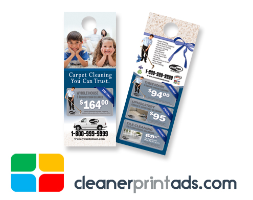 Carpet Cleaning Door Hanger Template ca01021