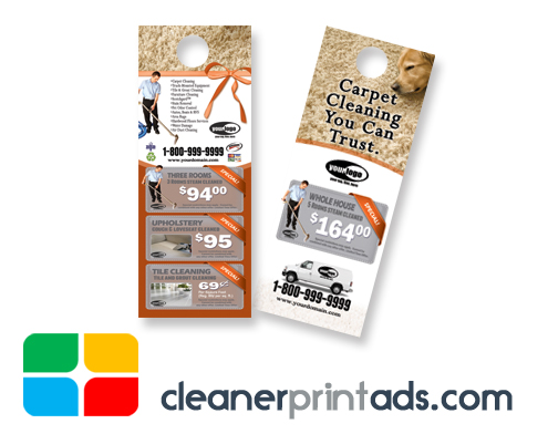 Carpet Cleaning Door Hanger Template ca01024